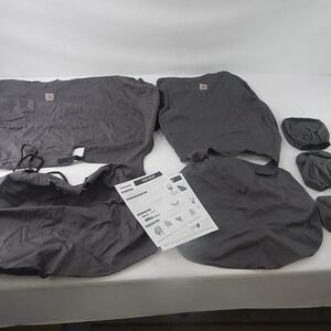 Covercraft Carhartt 2nd Row 40/60 Bench Seat Covers, Duck Weave Gravel